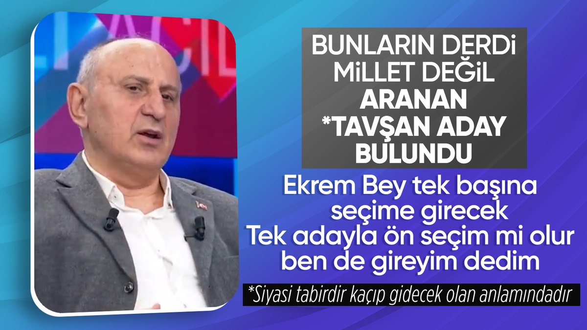 Dursun Çiçek: Cumhurbaşkanı adayıyım