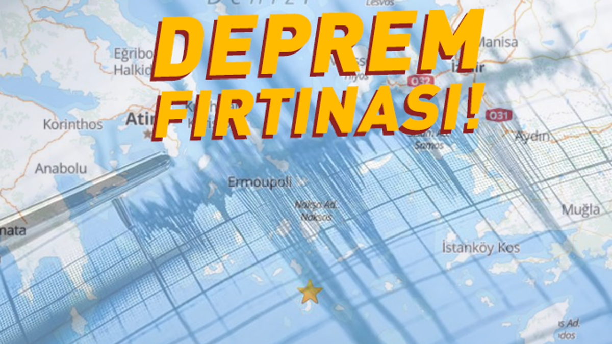 Son Dakika Deprem Haberleri… Ege Denizi’nde Deprem Fırtınası: 400’ün Üzerinde Sarsıntı Kaydedildi