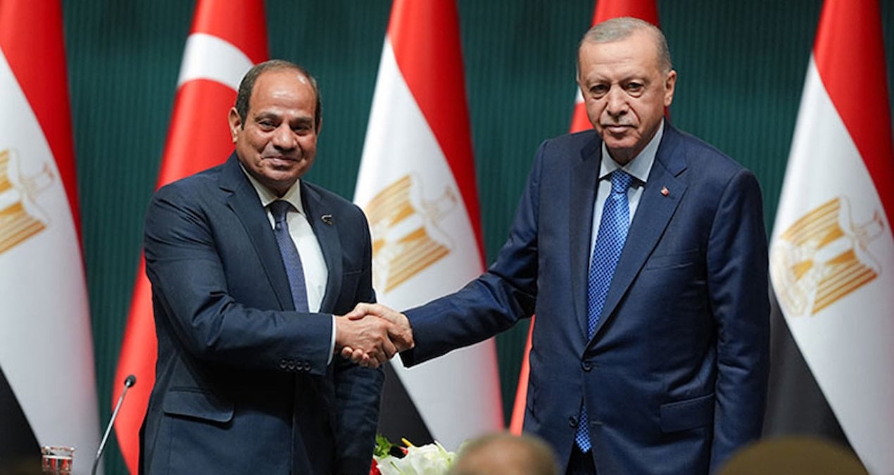 Erdoğan, Mısır Cumhurbaşkanı Sisi ile görüştü
