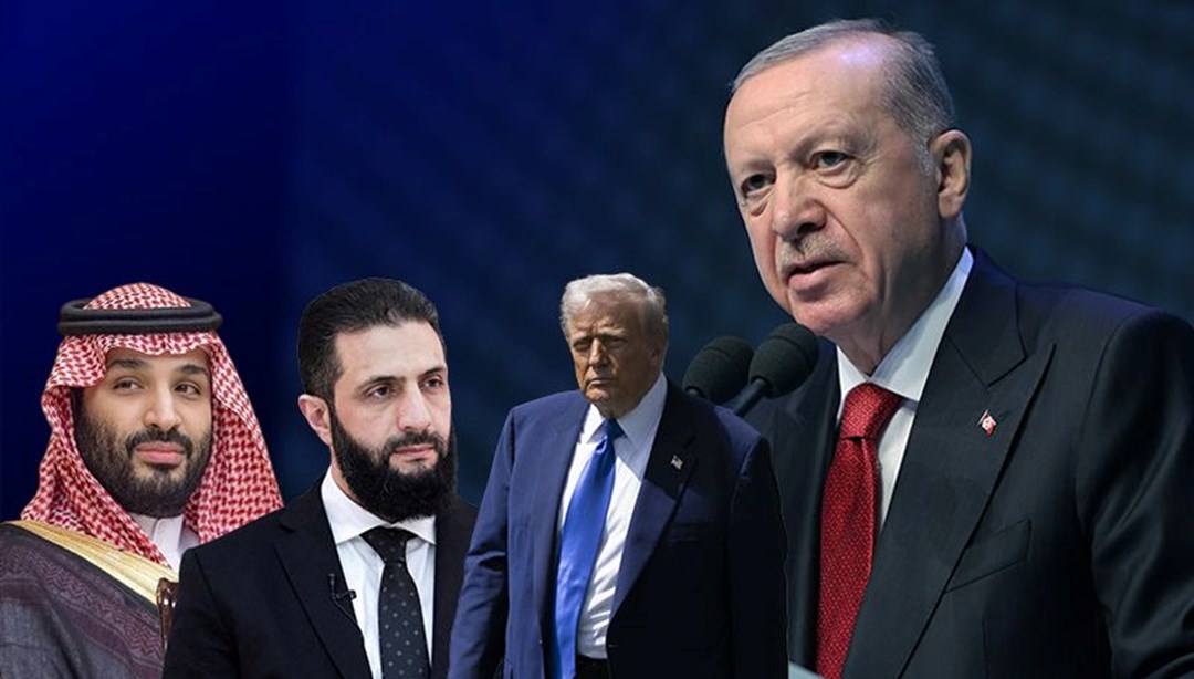 Riyad’da dörtlü zirve: Cumhurbaşkanı Erdoğan’dan Trump, Selman, Şara görüşmesi